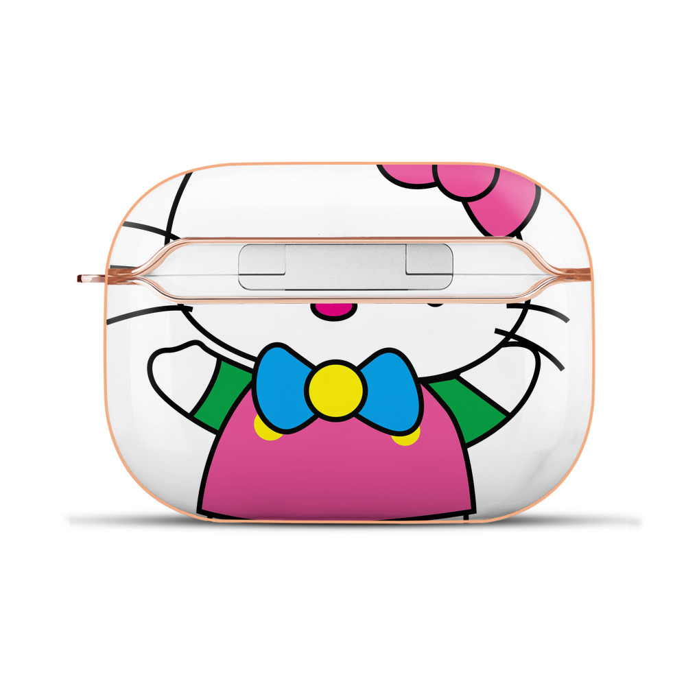 （画像用） Hello Kitty ハローキティ 【AirPods Pro用】ハードシェル保護ケース｜耐衝撃・防指紋・カラビナ付き商品仕様