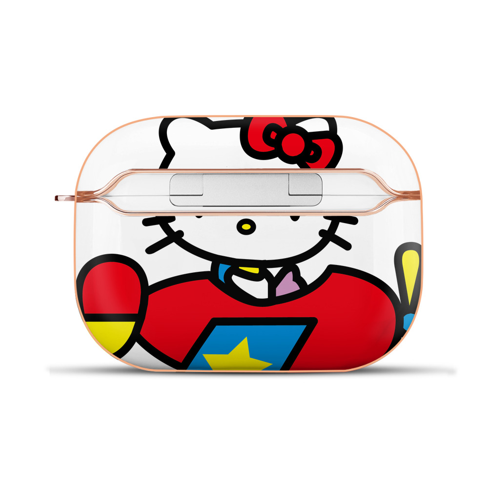 （画像用） Hello Kitty ハローキティ 【AirPods Pro用】ハードシェル保護ケース｜耐衝撃・防指紋・カラビナ付き商品仕様