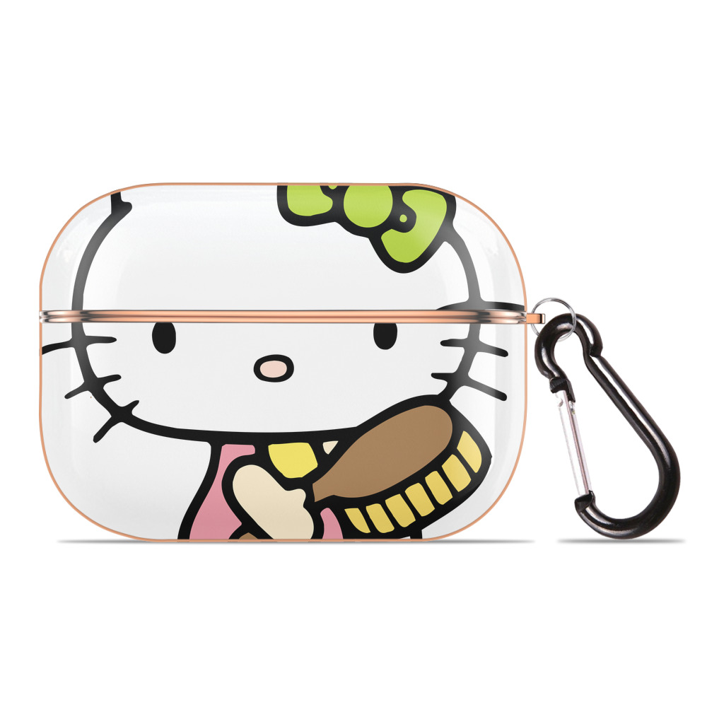 （画像用） Hello Kitty ハローキティ 【AirPods Pro用】ハードシェル保護ケース｜耐衝撃・防指紋・カラビナ付き商品仕様