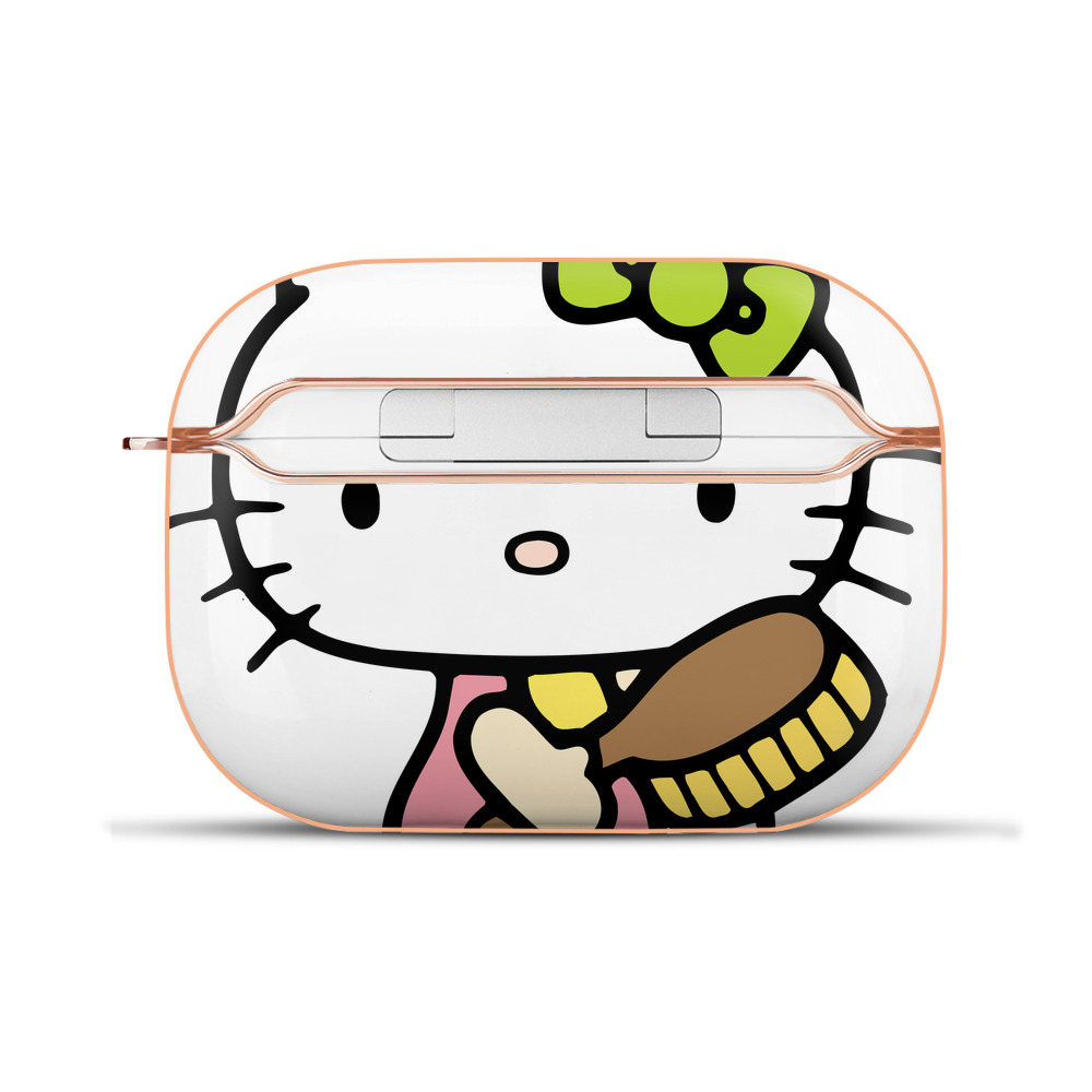 （画像用） Hello Kitty ハローキティ 【AirPods Pro用】ハードシェル保護ケース｜耐衝撃・防指紋・カラビナ付き商品仕様