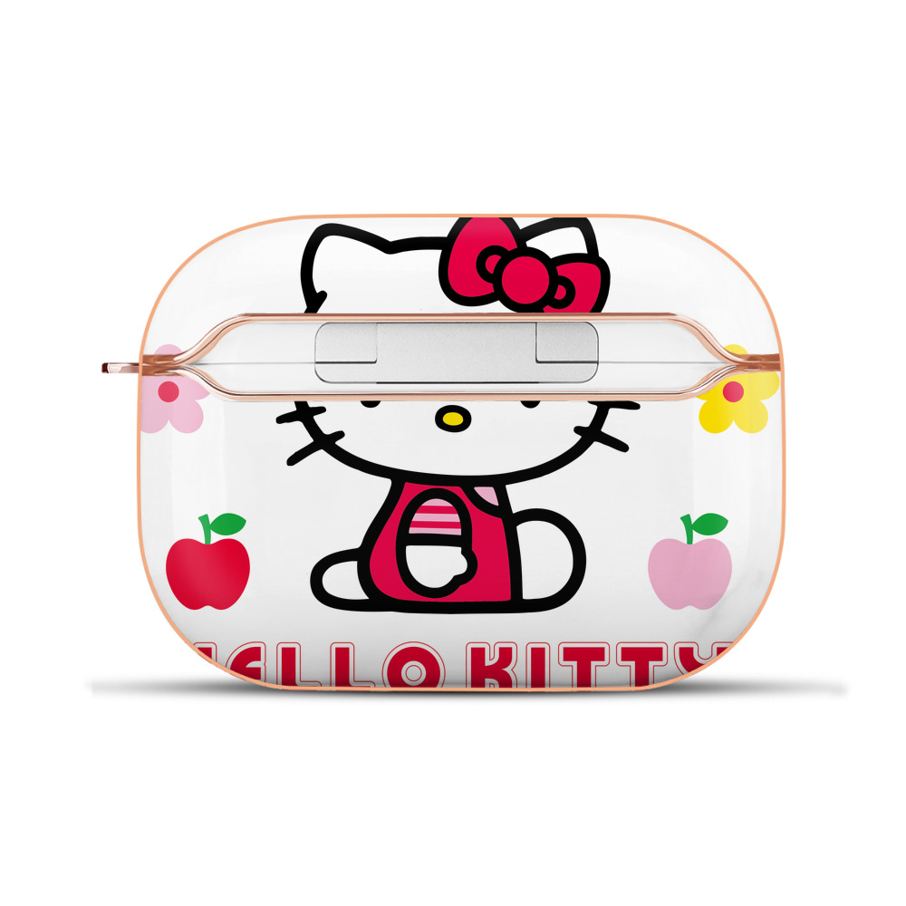 （画像用） Hello Kitty ハローキティ 【AirPods Pro用】ハードシェル保護ケース｜耐衝撃・防指紋・カラビナ付き商品仕様