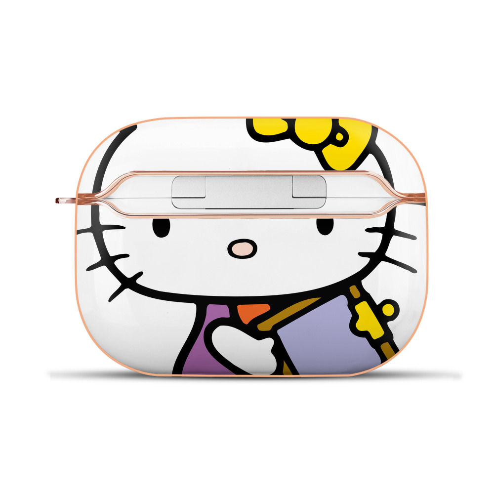 （画像用） Hello Kitty ハローキティ 【AirPods Pro用】ハードシェル保護ケース｜耐衝撃・防指紋・カラビナ付き商品仕様