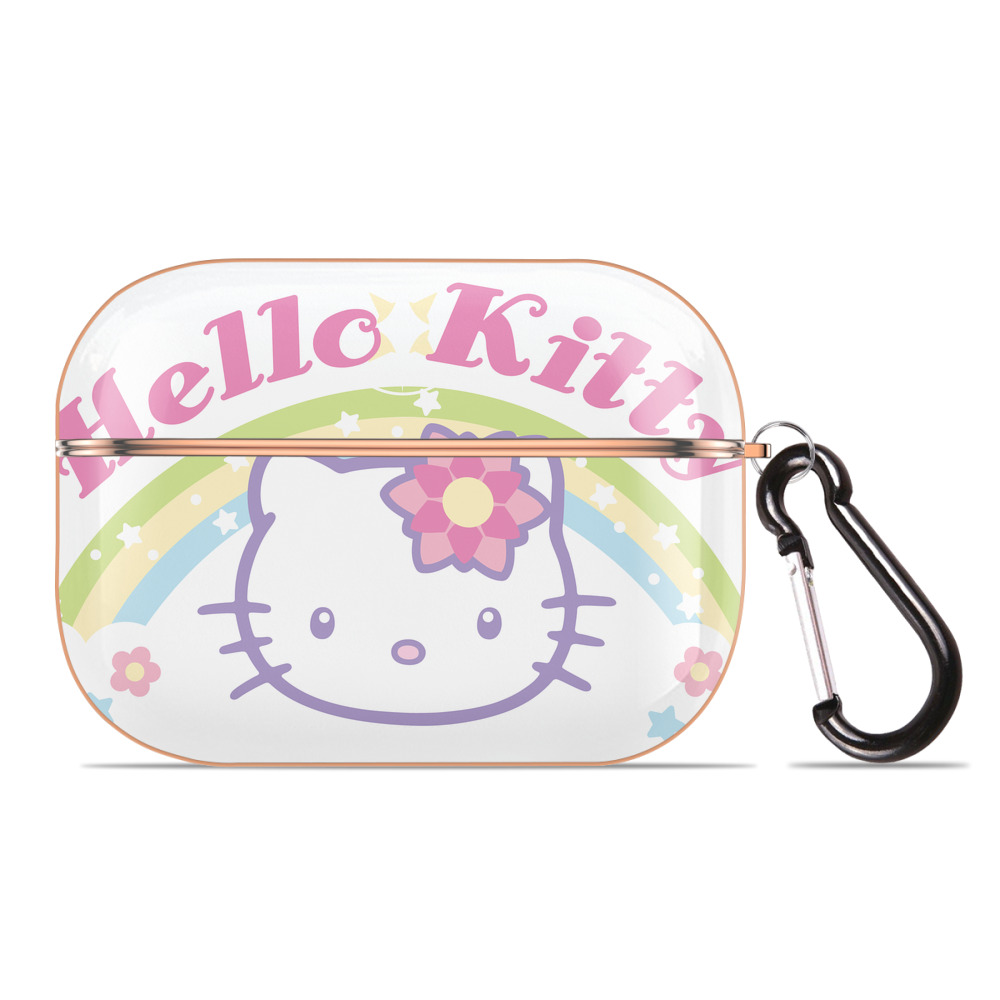 （画像用） Hello Kitty ハローキティ 【AirPods Pro用】ハードシェル保護ケース｜耐衝撃・防指紋・カラビナ付き商品仕様