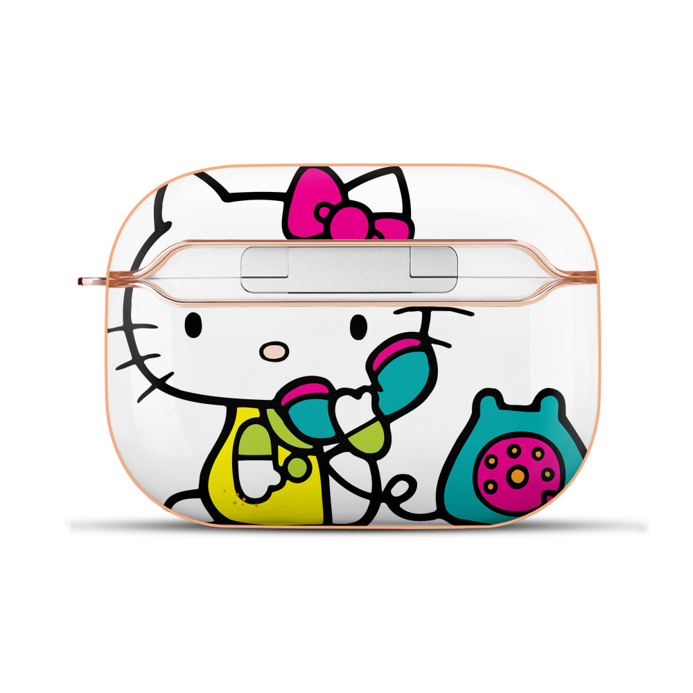 （画像用） Hello Kitty ハローキティ 【AirPods Pro用】ハードシェル保護ケース｜耐衝撃・防指紋・カラビナ付き商品仕様