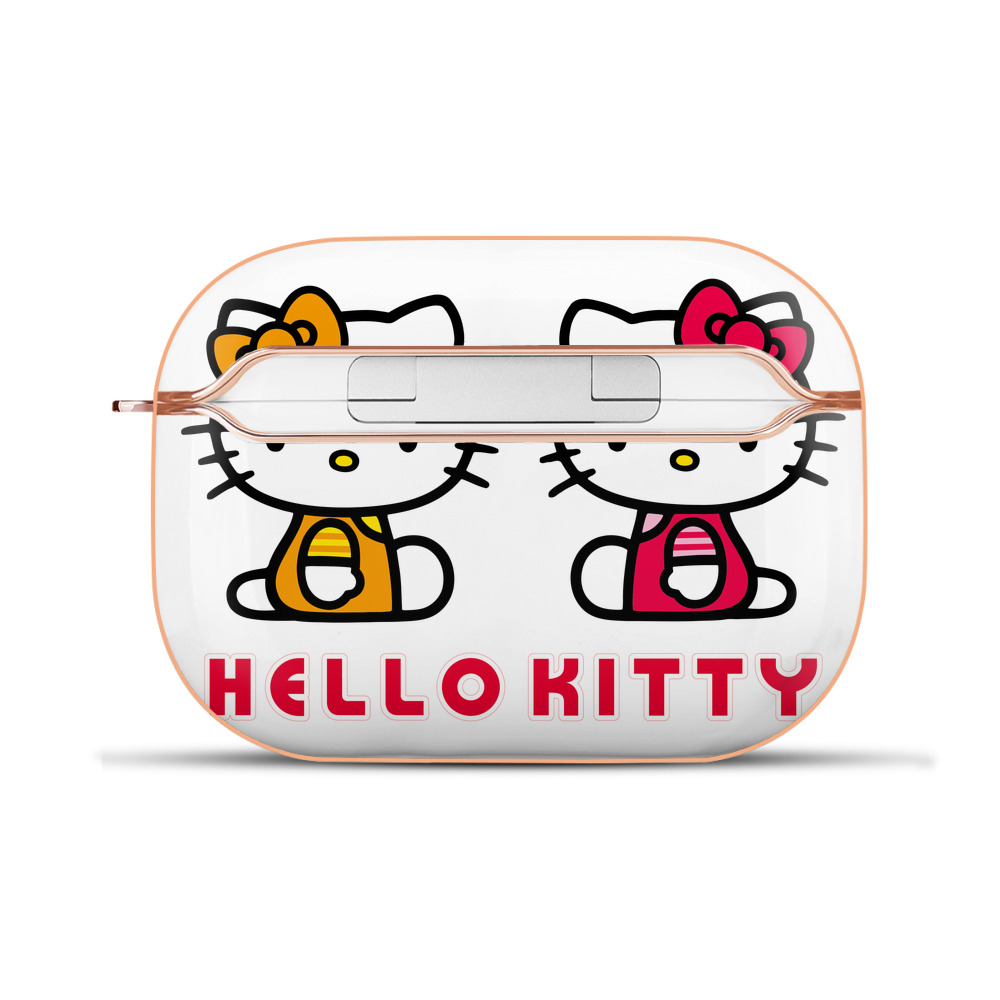 （画像用） Hello Kitty ハローキティ 【AirPods Pro用】ハードシェル保護ケース｜耐衝撃・防指紋・カラビナ付き商品仕様