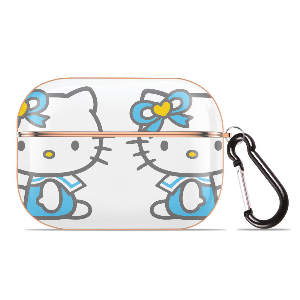 （画像用） Hello Kitty ハローキティ 【AirPods Pro用】ハードシェル保護ケース｜耐衝撃・防指紋・カラビナ付き商品仕様