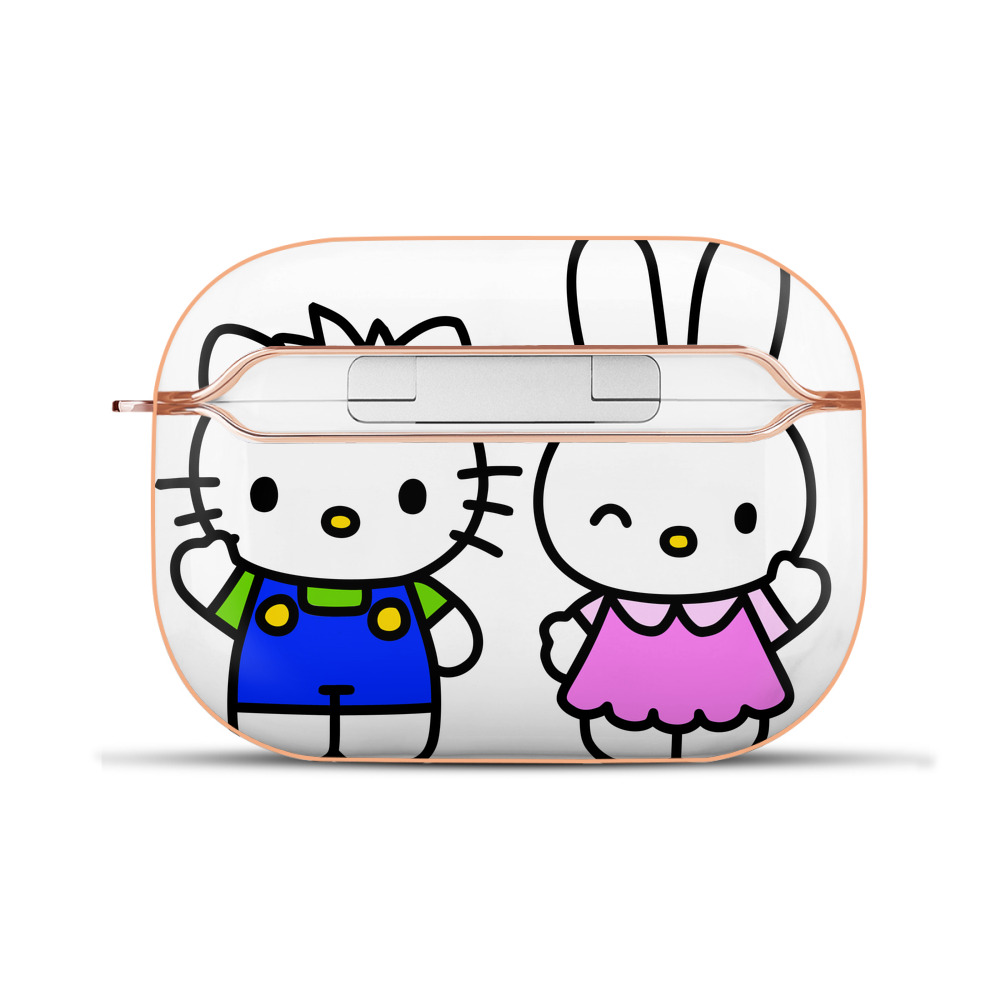 （画像用） Hello Kitty ハローキティ 【AirPods Pro用】ハードシェル保護ケース｜耐衝撃・防指紋・カラビナ付き商品仕様