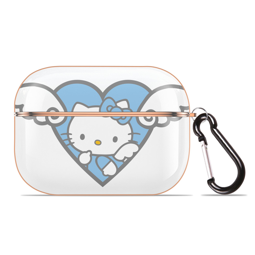（画像用） Hello Kitty ハローキティ 【AirPods Pro用】ハードシェル保護ケース｜耐衝撃・防指紋・カラビナ付き商品仕様