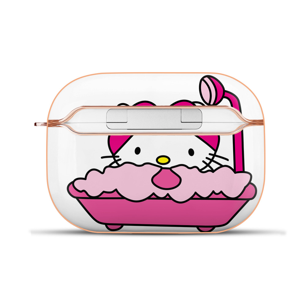 （画像用） Hello Kitty ハローキティ 【AirPods Pro用】ハードシェル保護ケース｜耐衝撃・防指紋・カラビナ付き商品仕様