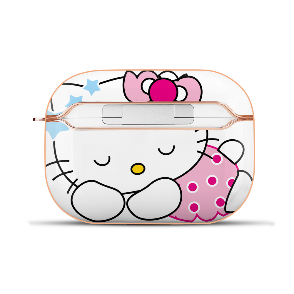 （画像用） Hello Kitty ハローキティ 【AirPods Pro用】ハードシェル保護ケース｜耐衝撃・防指紋・カラビナ付き商品仕様
