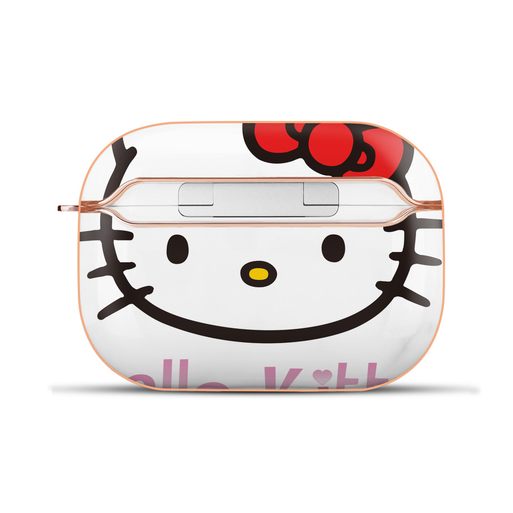 （画像用） Hello Kitty ハローキティ 【AirPods Pro用】ハードシェル保護ケース｜耐衝撃・防指紋・カラビナ付き商品仕様