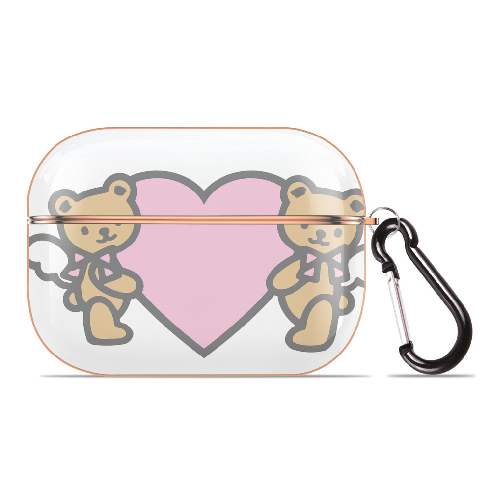 （画像用） Hello Kitty ハローキティ 【AirPods Pro用】ハードシェル保護ケース｜耐衝撃・防指紋・カラビナ付き商品仕様