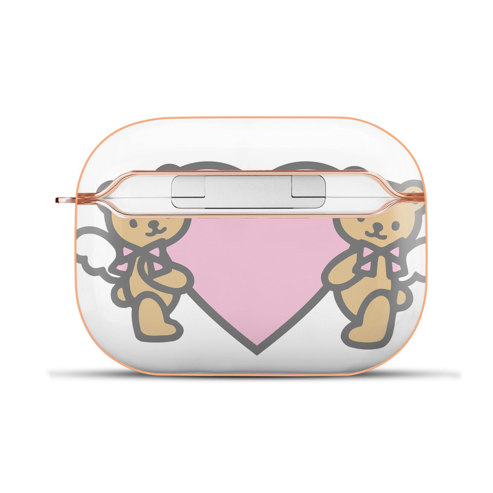 （画像用） Hello Kitty ハローキティ 【AirPods Pro用】ハードシェル保護ケース｜耐衝撃・防指紋・カラビナ付き商品仕様