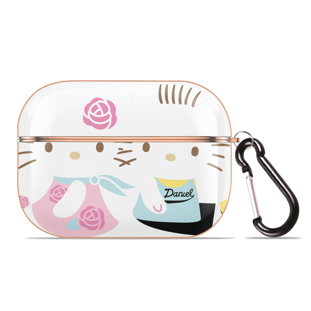 （画像用） Hello Kitty ハローキティ 【AirPods Pro用】ハードシェル保護ケース｜耐衝撃・防指紋・カラビナ付き商品仕様