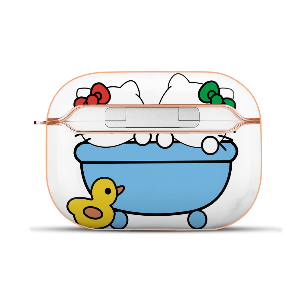 （画像用） Hello Kitty ハローキティ 【AirPods Pro用】ハードシェル保護ケース｜耐衝撃・防指紋・カラビナ付き商品仕様