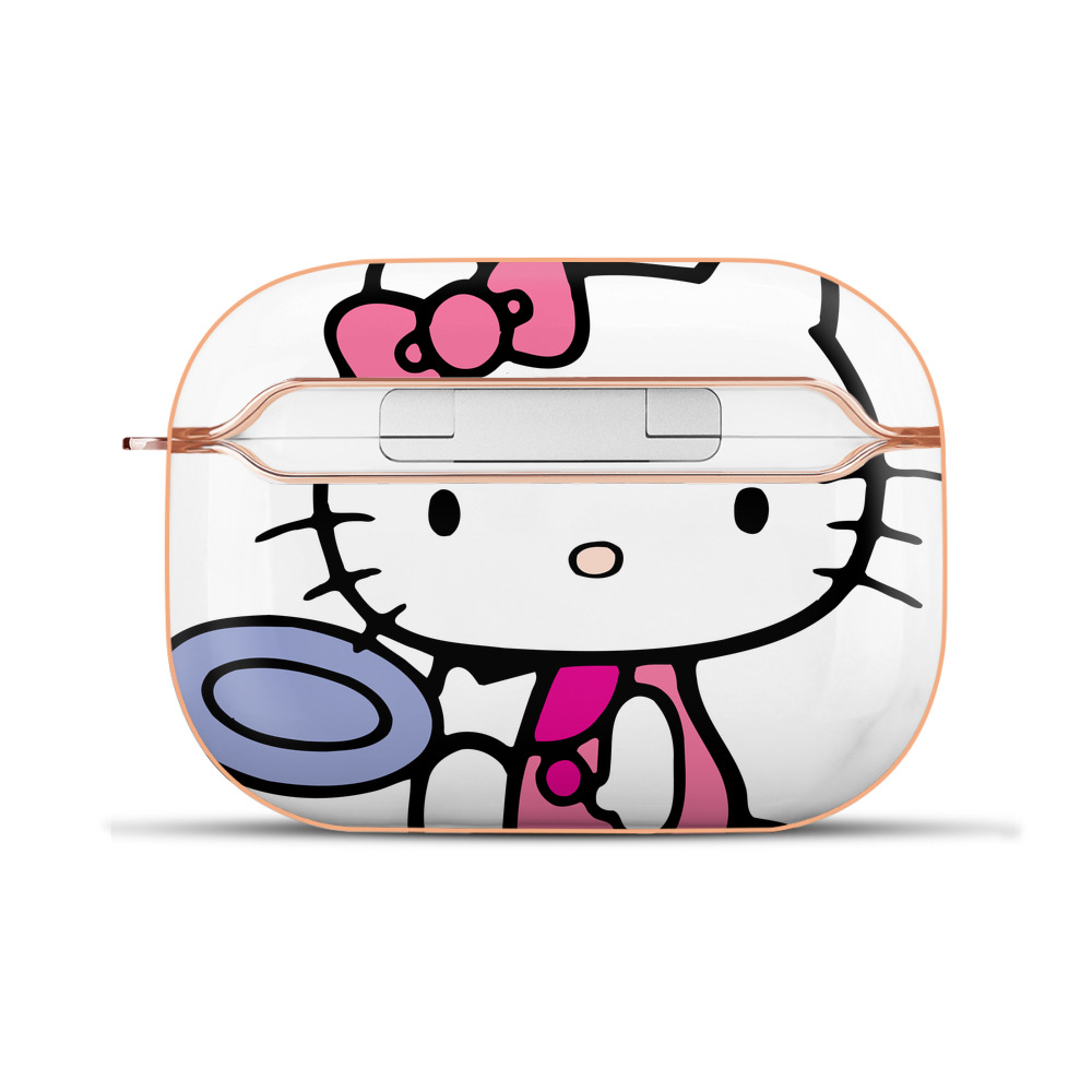 （画像用） Hello Kitty ハローキティ 【AirPods Pro用】ハードシェル保護ケース｜耐衝撃・防指紋・カラビナ付き商品仕様