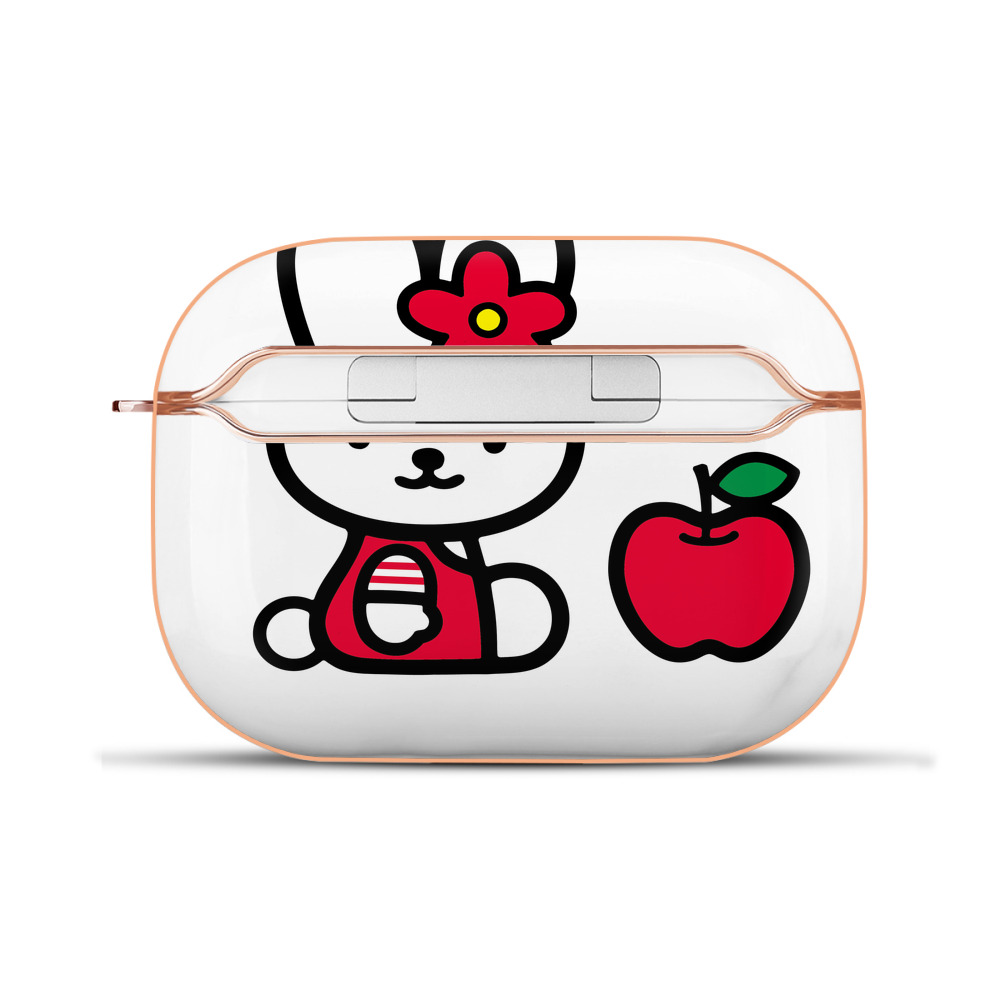 （画像用） Hello Kitty ハローキティ 【AirPods Pro用】ハードシェル保護ケース｜耐衝撃・防指紋・カラビナ付き商品仕様