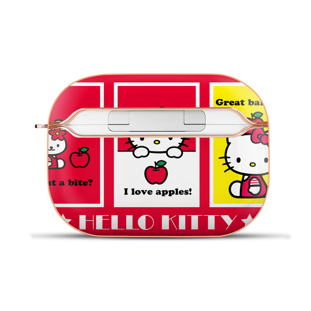（画像用） Hello Kitty ハローキティ 【AirPods Pro用】ハードシェル保護ケース｜耐衝撃・防指紋・カラビナ付き商品仕様