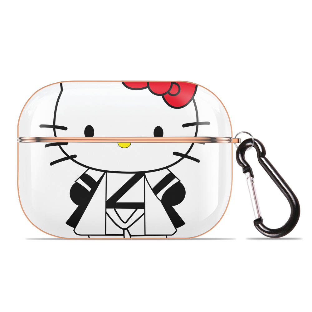 （画像用） Hello Kitty ハローキティ 【AirPods Pro用】ハードシェル保護ケース｜耐衝撃・防指紋・カラビナ付き商品仕様