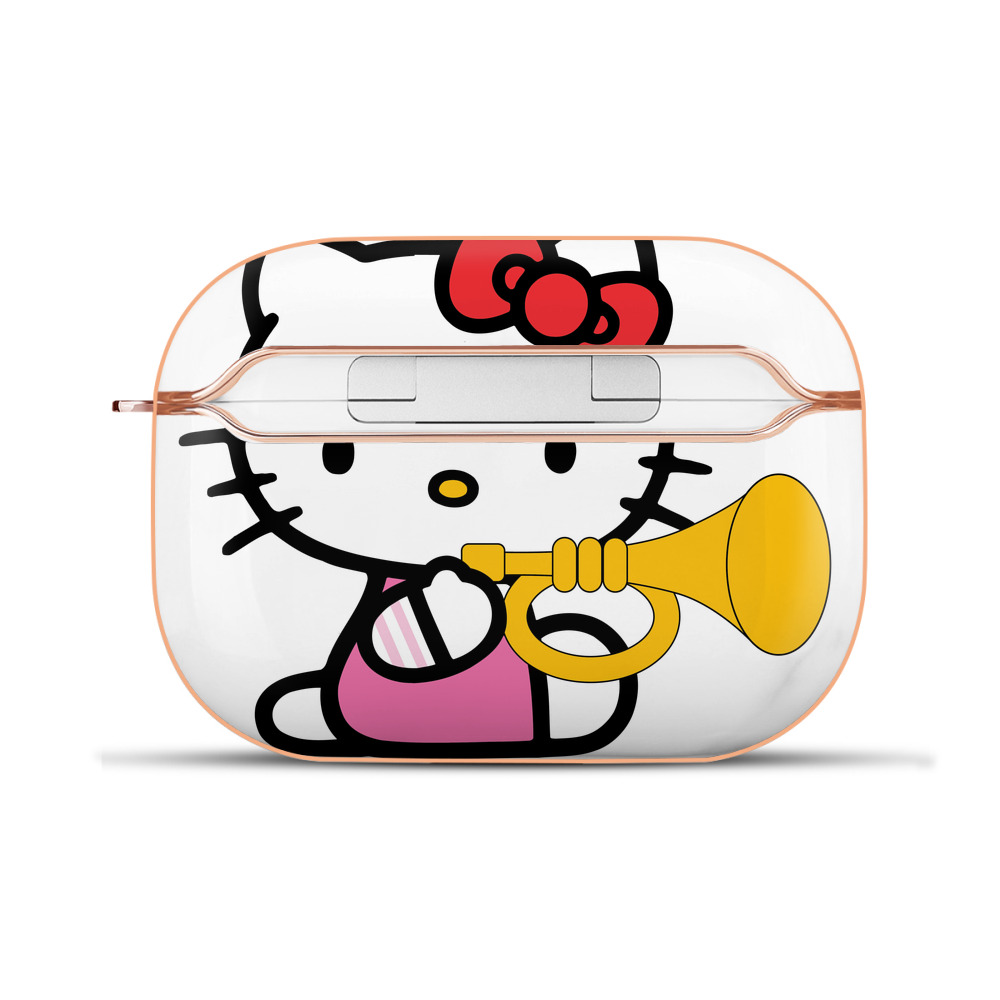 （画像用） Hello Kitty ハローキティ 【AirPods Pro用】ハードシェル保護ケース｜耐衝撃・防指紋・カラビナ付き商品仕様