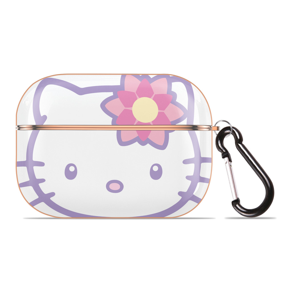 （画像用） Hello Kitty ハローキティ 【AirPods Pro用】ハードシェル保護ケース｜耐衝撃・防指紋・カラビナ付き商品仕様