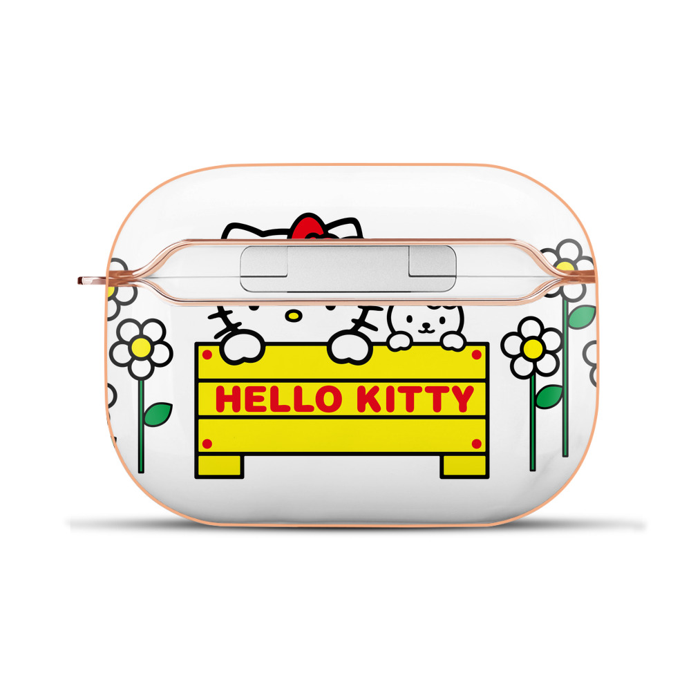 （画像用） Hello Kitty ハローキティ 【AirPods Pro用】ハードシェル保護ケース｜耐衝撃・防指紋・カラビナ付き商品仕様