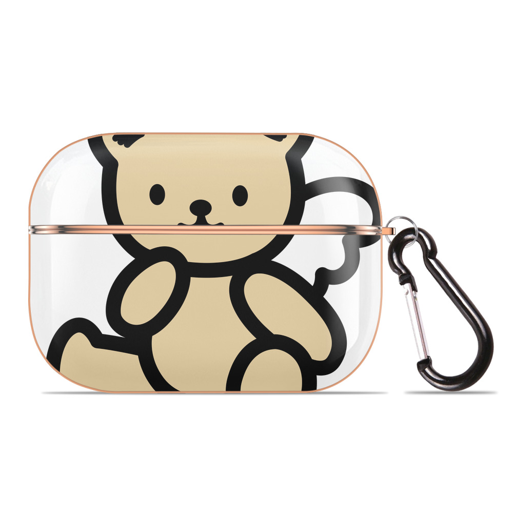 （画像用） Hello Kitty ハローキティ 【AirPods Pro用】ハードシェル保護ケース｜耐衝撃・防指紋・カラビナ付き商品仕様