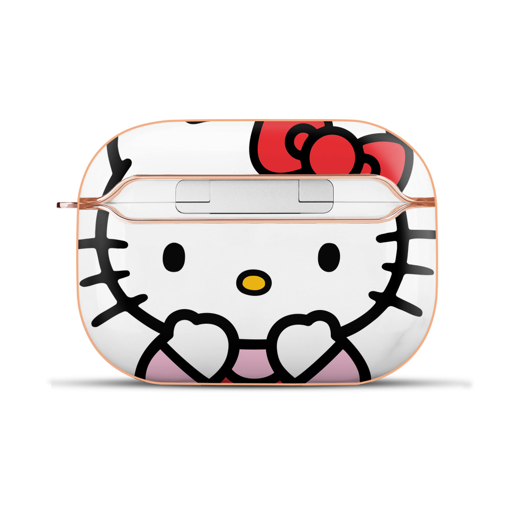 （画像用） Hello Kitty ハローキティ 【AirPods Pro用】ハードシェル保護ケース｜耐衝撃・防指紋・カラビナ付き商品仕様