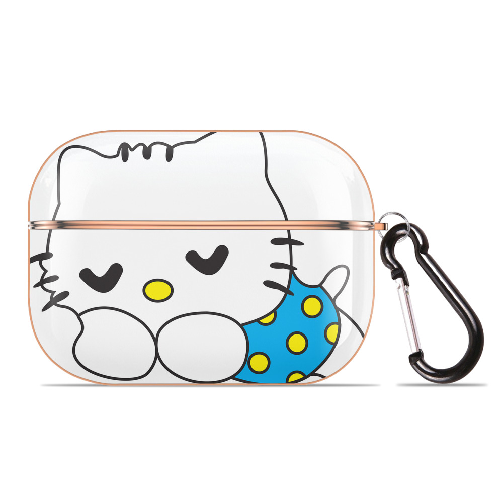 （画像用） Hello Kitty ハローキティ 【AirPods Pro用】ハードシェル保護ケース｜耐衝撃・防指紋・カラビナ付き商品仕様
