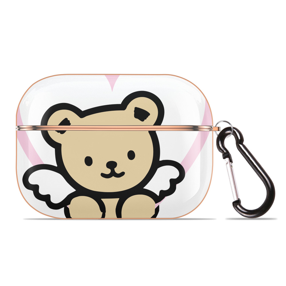 （画像用） Hello Kitty ハローキティ 【AirPods Pro用】ハードシェル保護ケース｜耐衝撃・防指紋・カラビナ付き商品仕様