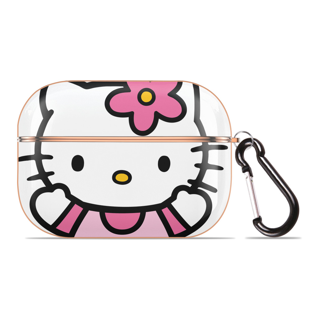 （画像用） Hello Kitty ハローキティ 【AirPods Pro用】ハードシェル保護ケース｜耐衝撃・防指紋・カラビナ付き商品仕様