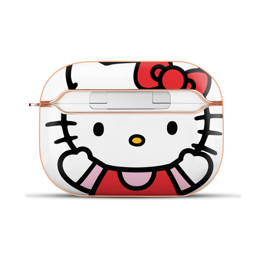 （画像用） Hello Kitty ハローキティ 【AirPods Pro用】ハードシェル保護ケース｜耐衝撃・防指紋・カラビナ付き商品仕様