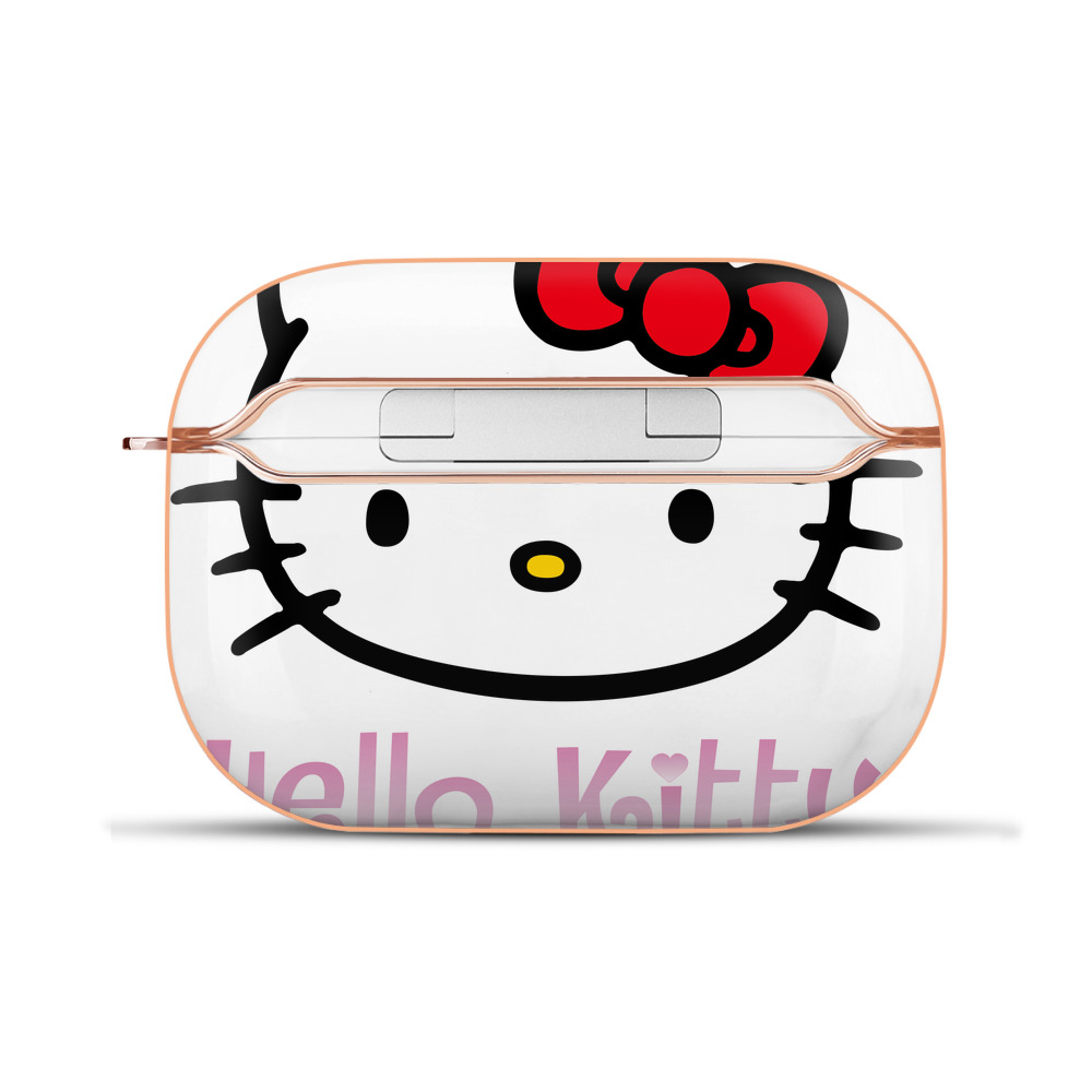 （画像用） Hello Kitty ハローキティ 【AirPods Pro用】ハードシェル保護ケース｜耐衝撃・防指紋・カラビナ付き商品仕様