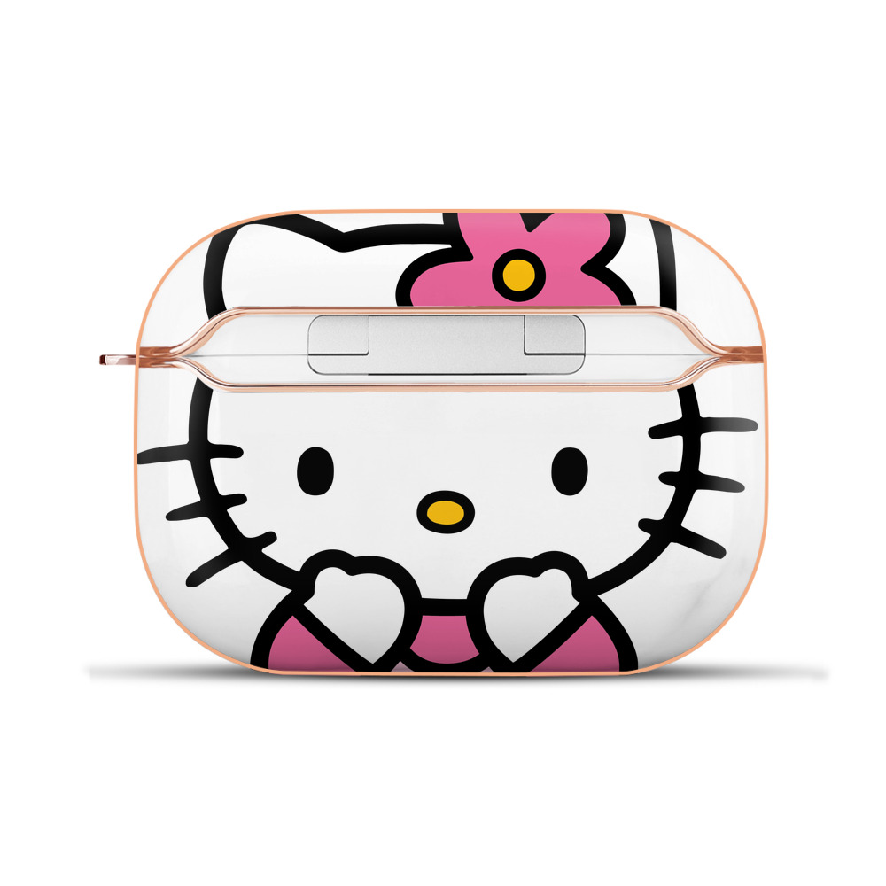 （画像用） Hello Kitty ハローキティ 【AirPods Pro用】ハードシェル保護ケース｜耐衝撃・防指紋・カラビナ付き商品仕様