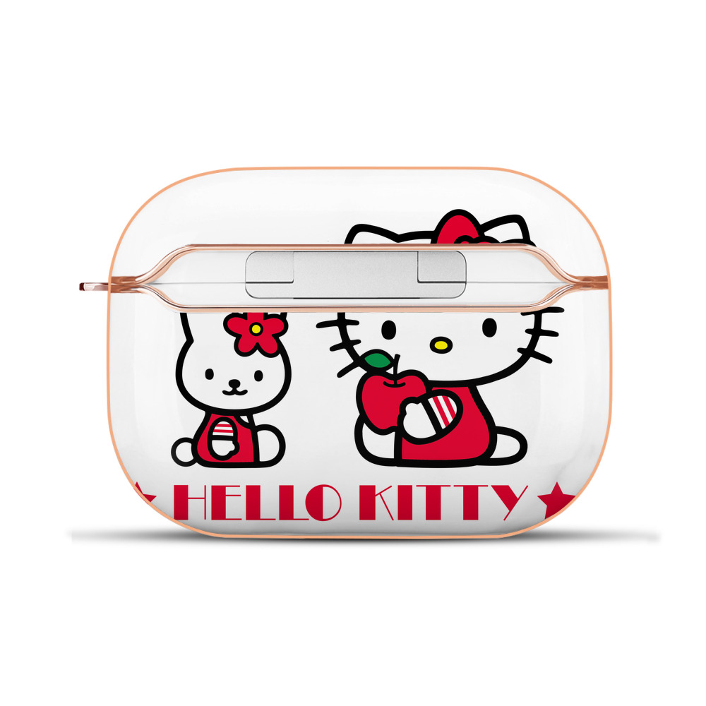 （画像用） Hello Kitty ハローキティ 【AirPods Pro用】ハードシェル保護ケース｜耐衝撃・防指紋・カラビナ付き商品仕様