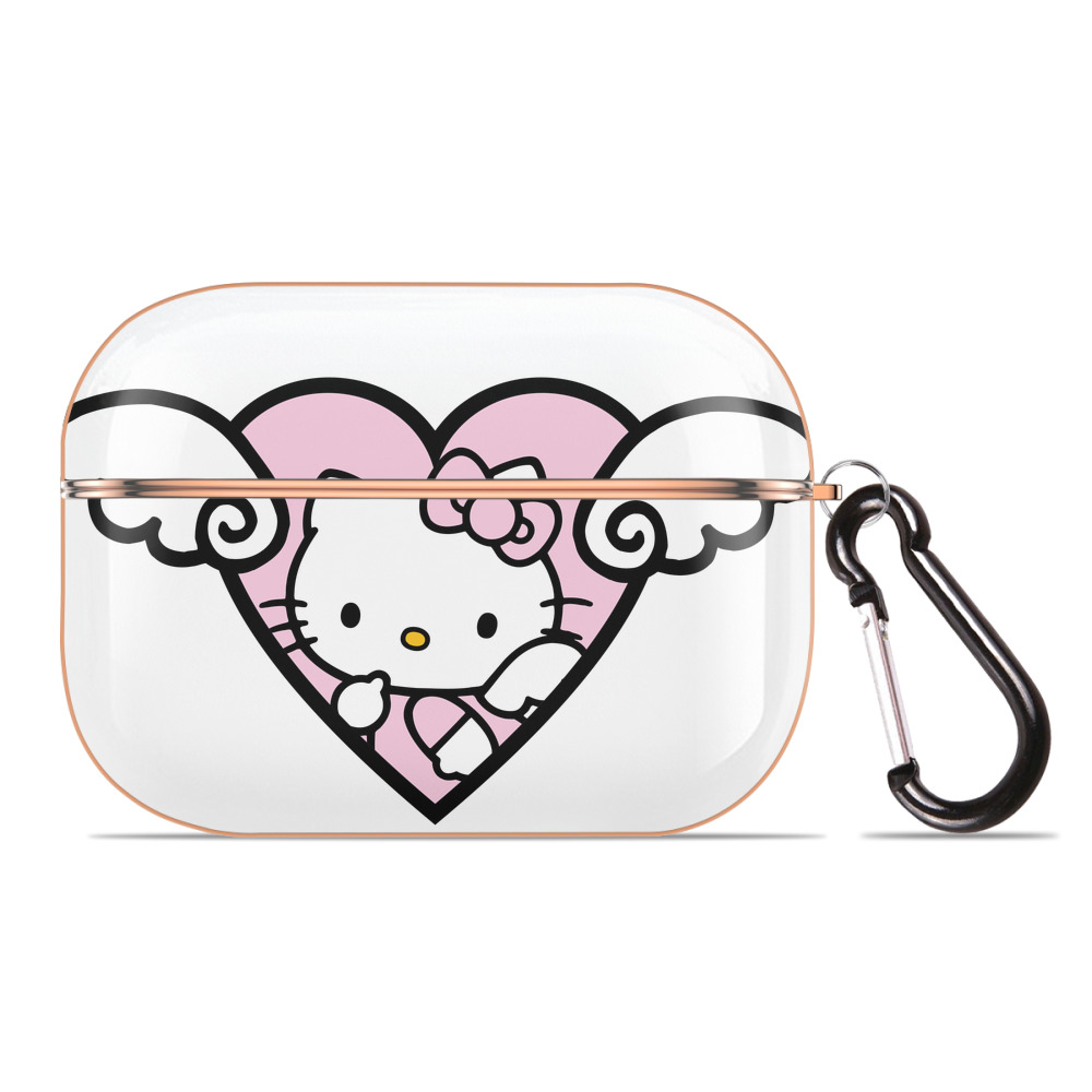 （画像用） Hello Kitty ハローキティ 【AirPods Pro用】ハードシェル保護ケース｜耐衝撃・防指紋・カラビナ付き商品仕様