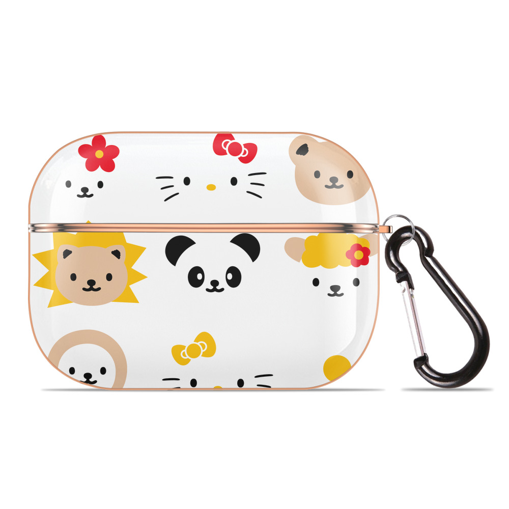 （画像用） Hello Kitty ハローキティ 【AirPods Pro用】ハードシェル保護ケース｜耐衝撃・防指紋・カラビナ付き商品仕様