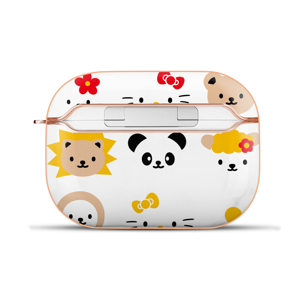 （画像用） Hello Kitty ハローキティ 【AirPods Pro用】ハードシェル保護ケース｜耐衝撃・防指紋・カラビナ付き商品仕様