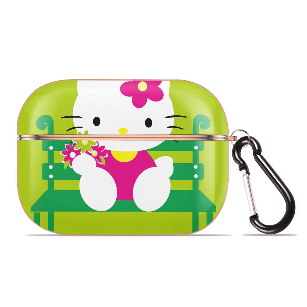 （画像用） Hello Kitty ハローキティ 【AirPods Pro用】ハードシェル保護ケース｜耐衝撃・防指紋・カラビナ付き商品仕様