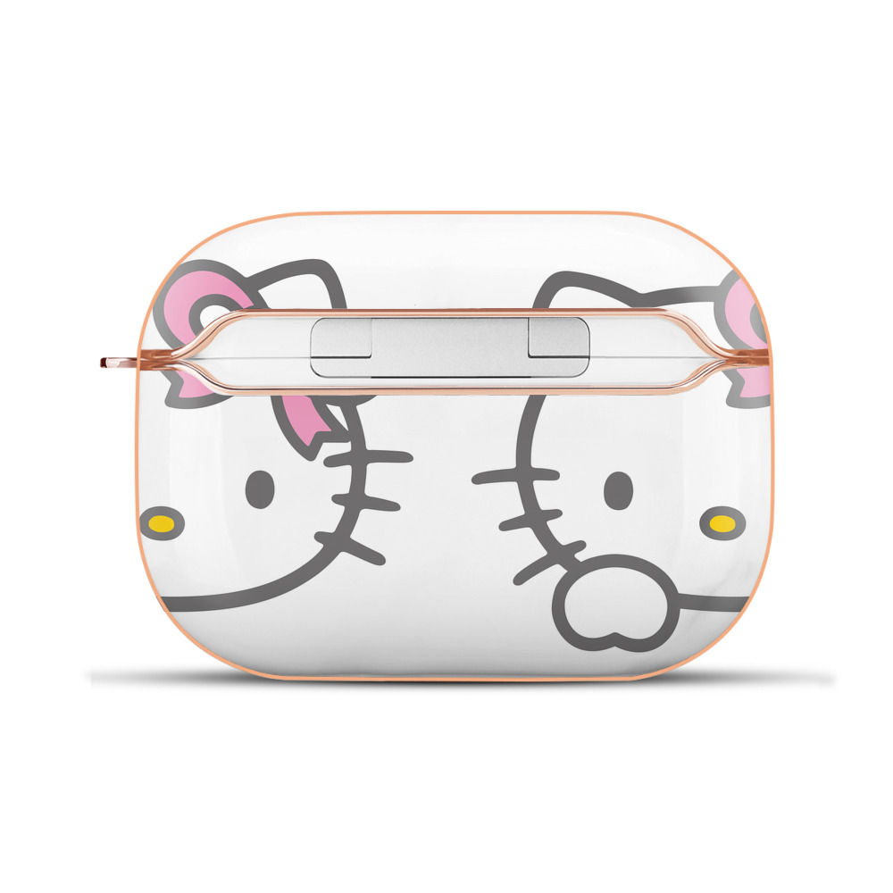 （画像用） Hello Kitty ハローキティ 【AirPods Pro用】ハードシェル保護ケース｜耐衝撃・防指紋・カラビナ付き商品仕様