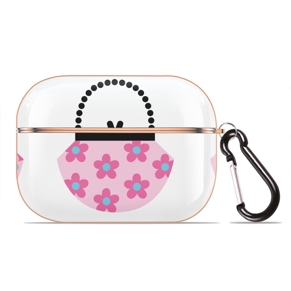 （画像用） Hello Kitty ハローキティ 【AirPods Pro用】ハードシェル保護ケース｜耐衝撃・防指紋・カラビナ付き商品仕様