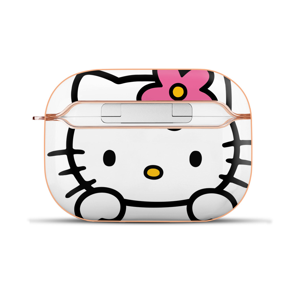 （画像用） Hello Kitty ハローキティ 【AirPods Pro用】ハードシェル保護ケース｜耐衝撃・防指紋・カラビナ付き商品仕様