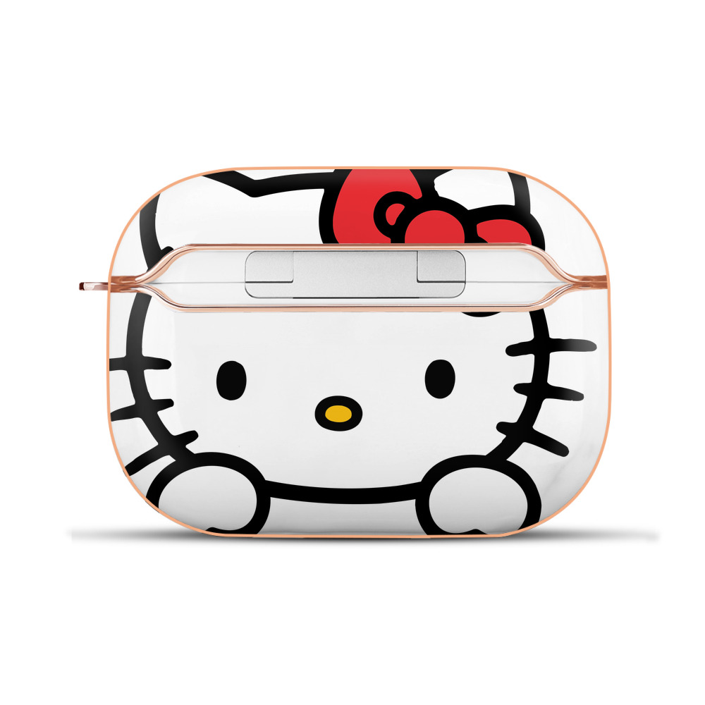 （画像用） Hello Kitty ハローキティ 【AirPods Pro用】ハードシェル保護ケース｜耐衝撃・防指紋・カラビナ付き商品仕様