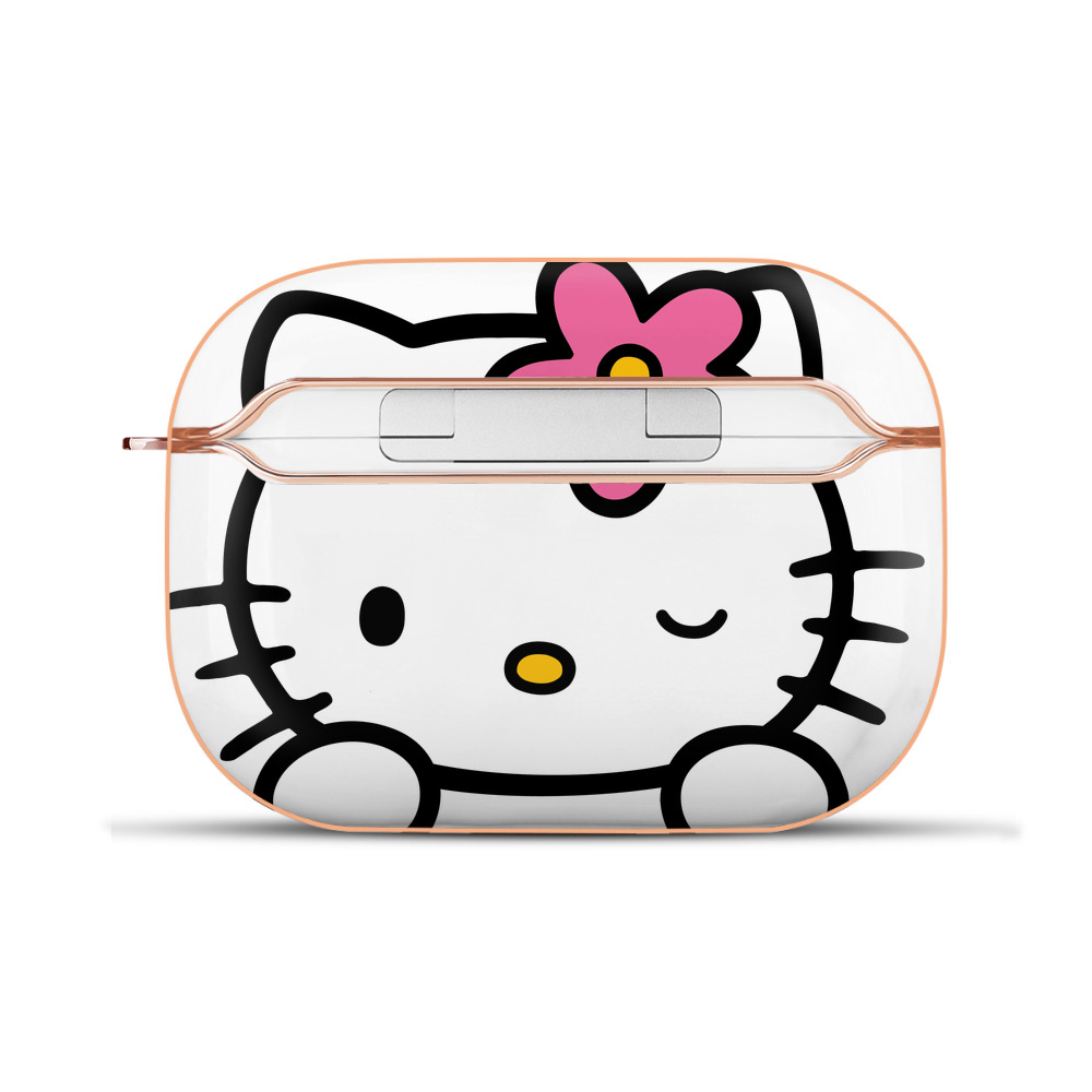（画像用） Hello Kitty ハローキティ 【AirPods Pro用】ハードシェル保護ケース｜耐衝撃・防指紋・カラビナ付き商品仕様