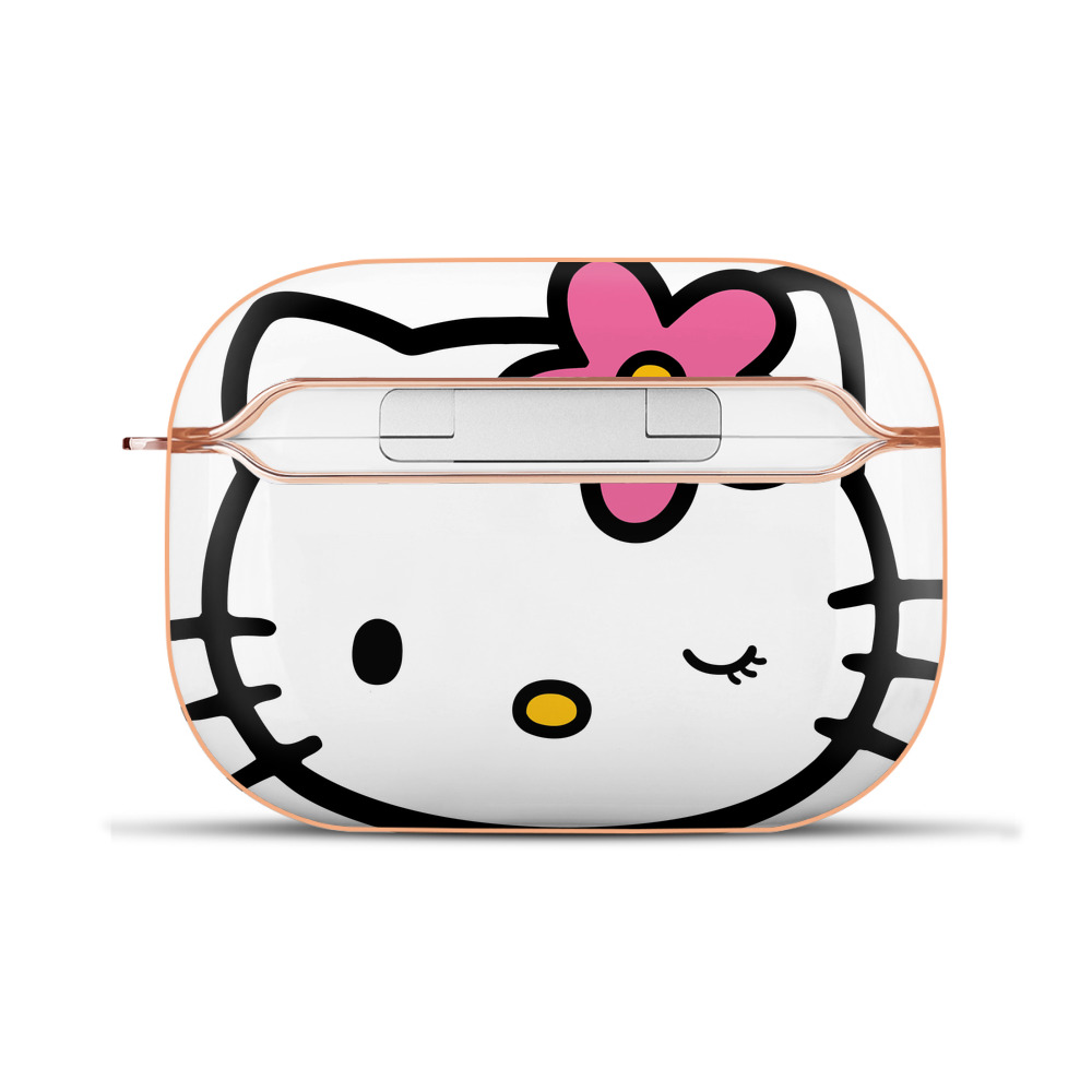 （画像用） Hello Kitty ハローキティ 【AirPods Pro用】ハードシェル保護ケース｜耐衝撃・防指紋・カラビナ付き商品仕様