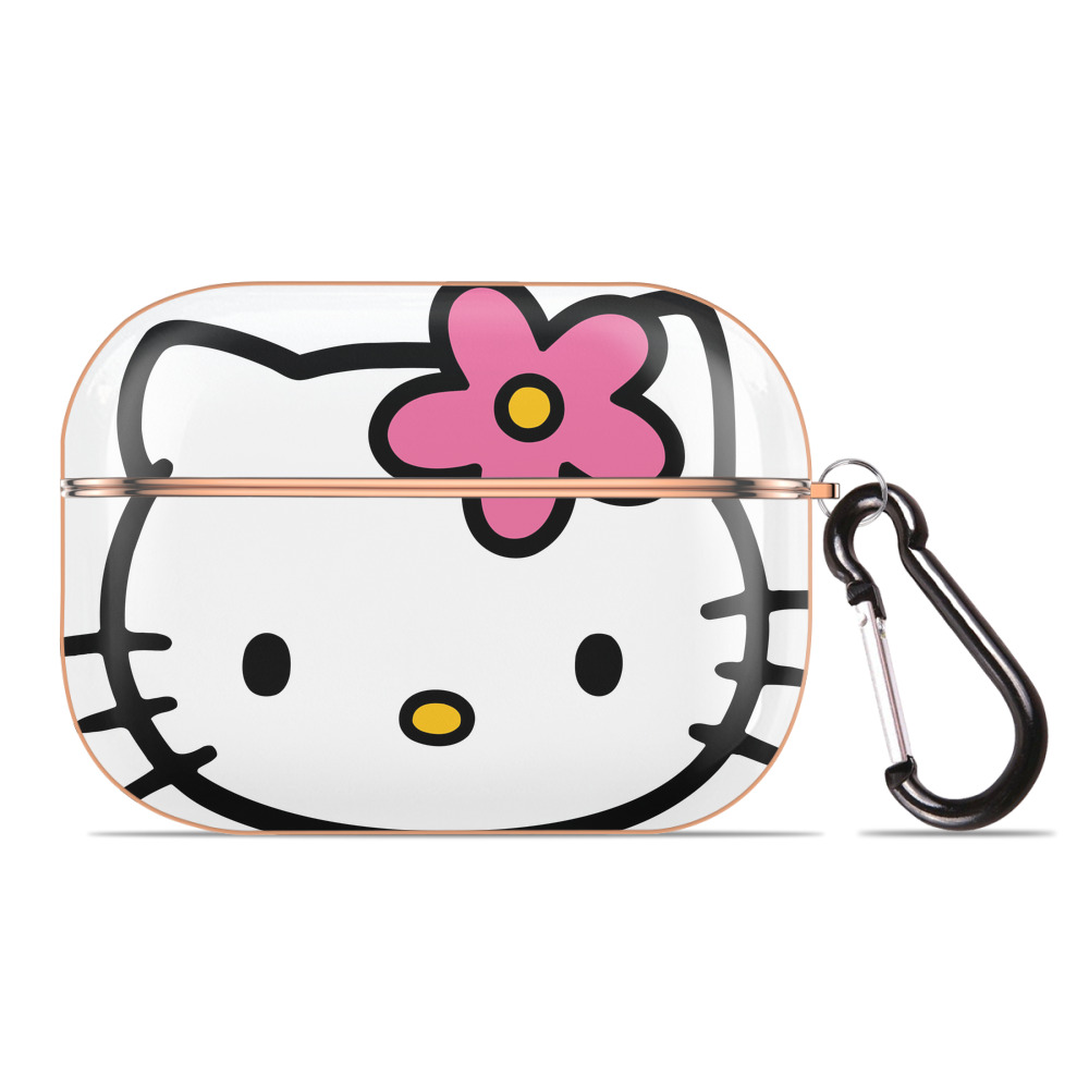 （画像用） Hello Kitty ハローキティ 【AirPods Pro用】ハードシェル保護ケース｜耐衝撃・防指紋・カラビナ付き商品仕様