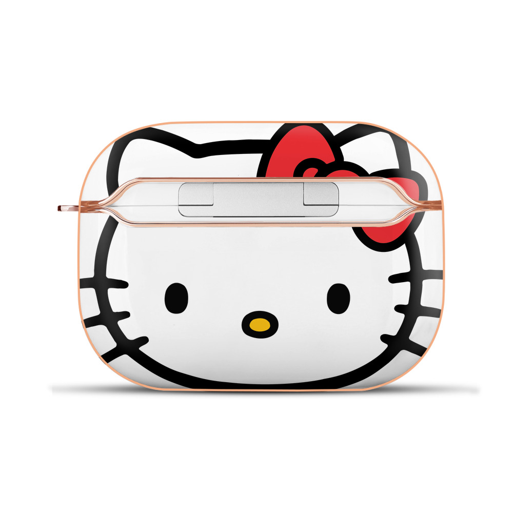 （画像用） Hello Kitty ハローキティ 【AirPods Pro用】ハードシェル保護ケース｜耐衝撃・防指紋・カラビナ付き商品仕様