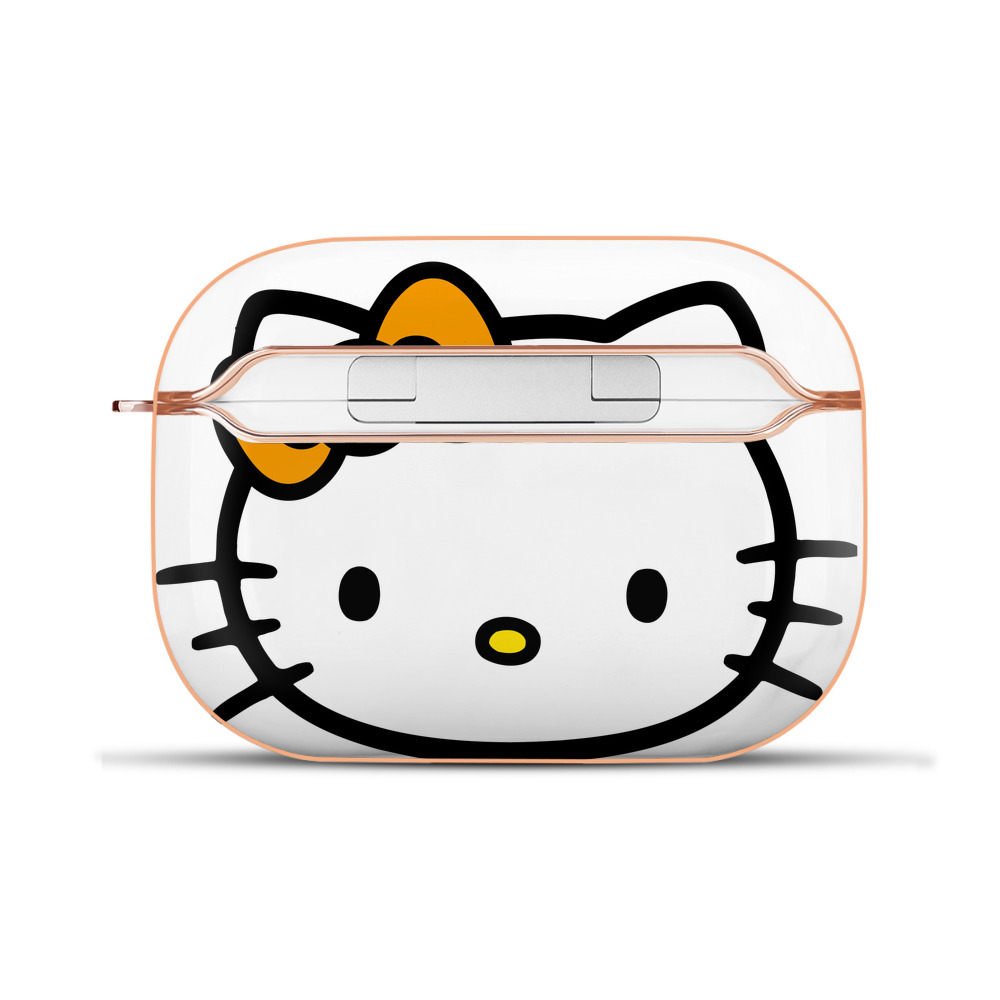 （画像用） Hello Kitty ハローキティ 【AirPods Pro用】ハードシェル保護ケース｜耐衝撃・防指紋・カラビナ付き商品仕様