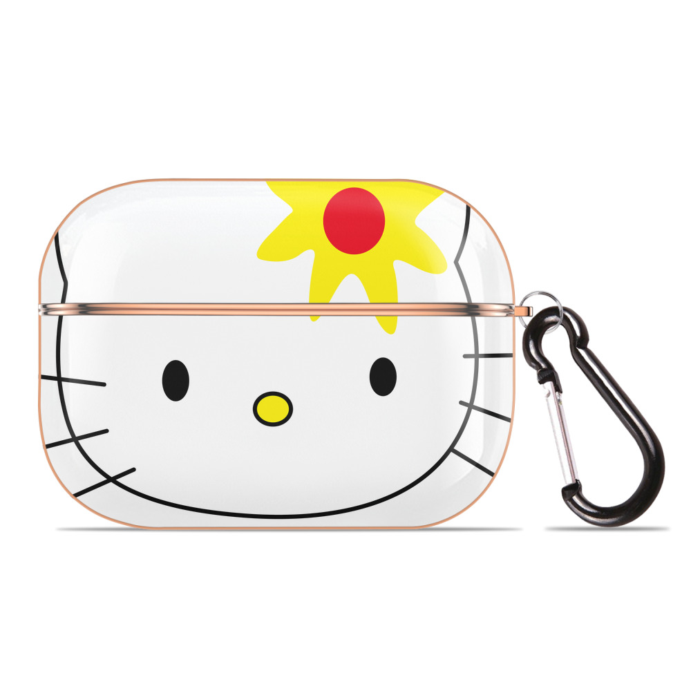 （画像用） Hello Kitty ハローキティ 【AirPods Pro用】ハードシェル保護ケース｜耐衝撃・防指紋・カラビナ付き商品仕様
