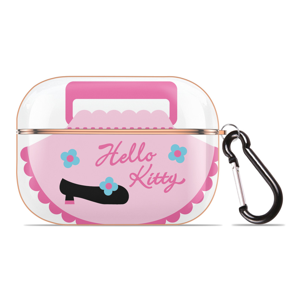 （画像用） Hello Kitty ハローキティ 【AirPods Pro用】ハードシェル保護ケース｜耐衝撃・防指紋・カラビナ付き商品仕様